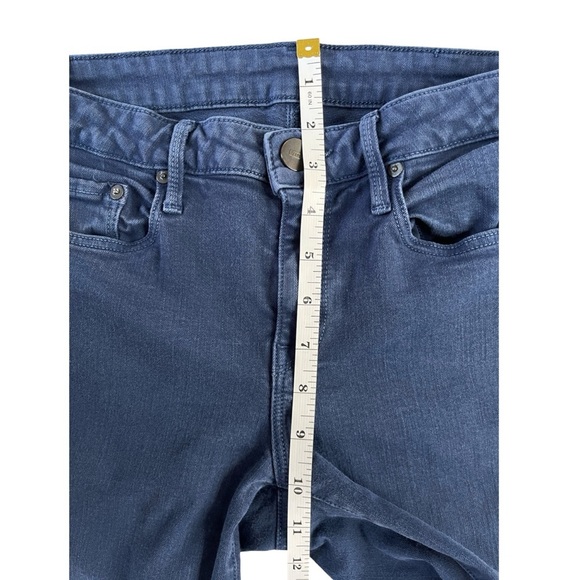 VINCE Skinny Jeans Blue Marine Wash Low Mid Rise Stretch Riley Legging - Size 28 - Picture 6 of 11